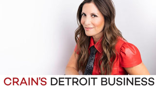NANDANIE in Crain's Business Detroit, Michigan entrepreneur's women's ties featured at Fashion Week - Nandanie