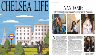 NANDANIE in London Life Magazine, NANDANIE: Redefining Luxurious Neckties for Women - Nandanie