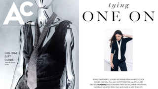 NANDANIE in the Accessories Council Magazine: Tying One On - Nandanie