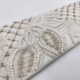 The Embroidered Bridal Crosshatch Floral Classic