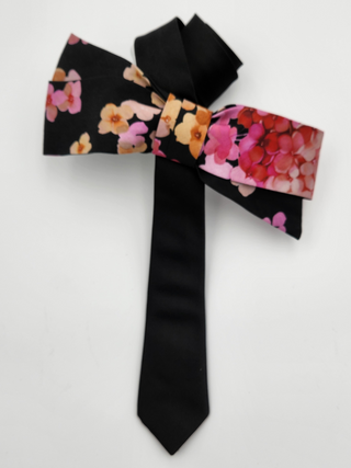 Floral Printed Grace Bow Tie