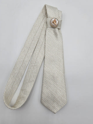 Queen Bee Lurex Plunge Necktie