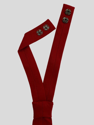 Solid Red Classic Necktie - Nandanie - Necktie - Nandanie