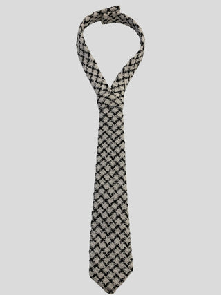 Textured Houndstooth Classic Necktie - Nandanie - Necktie - Nandanie